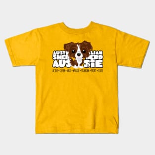 DGBigHeads - Aussie Brown Kids T-Shirt